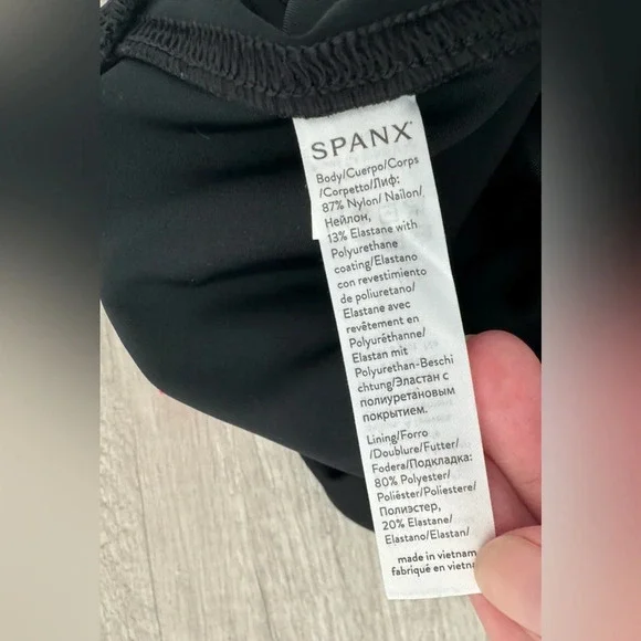 Spanx Faux Leather Camo Leggings Sporty Gorp Rock Streetwear Shaping NWT Small - Picture 6 of 10